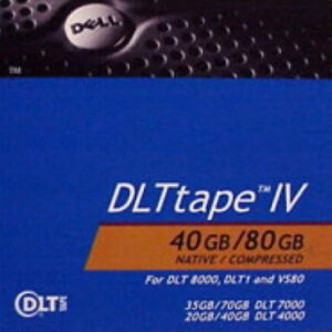 DELL DLT 4 40/80GB DATA CARTRIDGE
