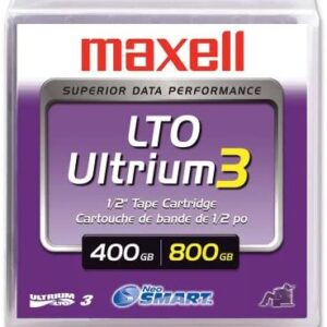 MAXELL LTO3 400/800GB DATA CARTRIDGE PRE LABELLED