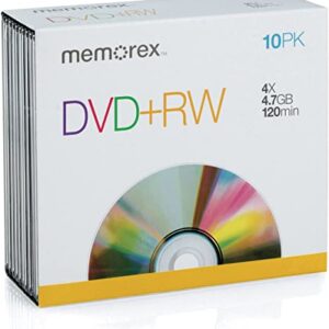 MEMOREX DVD+RW 10PK