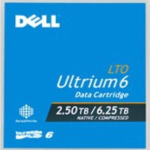 DELL LTO6 2.5 / 6.25 TB DATA CARTRIDGE PRELABELLED