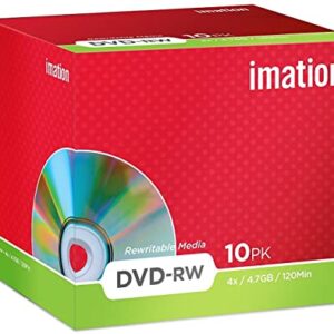 IMATION DVD+RW JEWEL CASE 10PK
